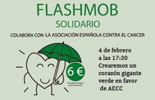 Minbiziaren kontrako Eguna. Flashmob solidarioa
