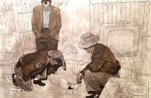 Exposición de Juan José Lazcano _ Pamplona Negra