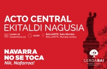 Presentación de las candidatas de Geroa Bai al Gobierno de Navarra y al Ayuntamiento de Iruñea
