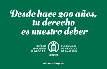 Celebración del Bicentenario del Muy Ilustre Colegio de Abogados de Pamplona