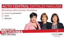 Geroa Bairen kanpaina ekitaldi nagusia
