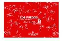 Fuegos desde la terraza de Baluarte